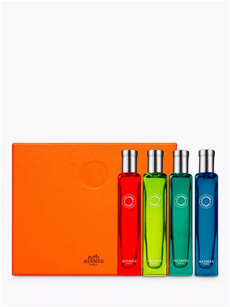 hermes colognes collection travel set